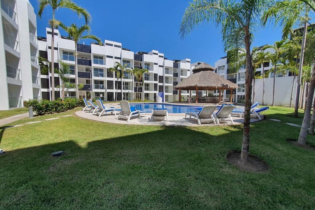 Апартаменти Departamento De Lujo En Manzanillo, Planta Baja Frente A La Alberca Екстер'єр фото