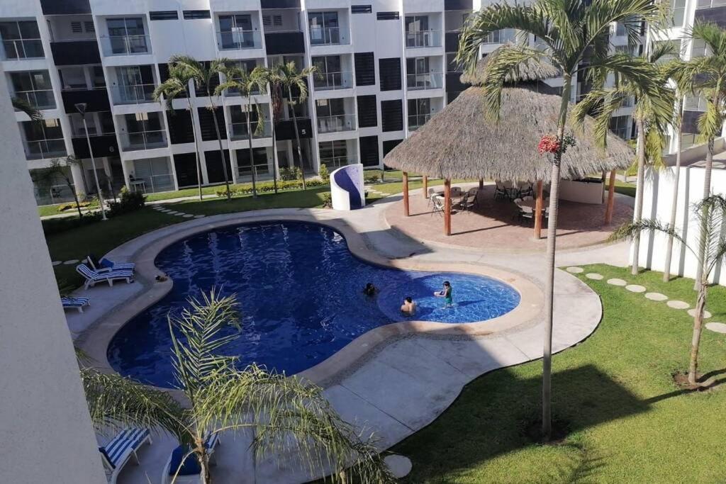 Апартаменти Departamento De Lujo En Manzanillo, Planta Baja Frente A La Alberca Екстер'єр фото