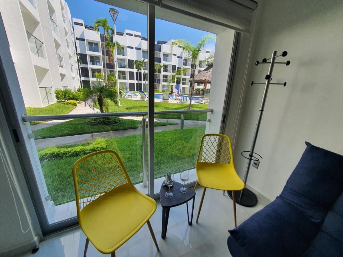 Апартаменти Departamento De Lujo En Manzanillo, Planta Baja Frente A La Alberca Екстер'єр фото