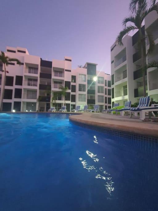 Апартаменти Departamento De Lujo En Manzanillo, Planta Baja Frente A La Alberca Екстер'єр фото